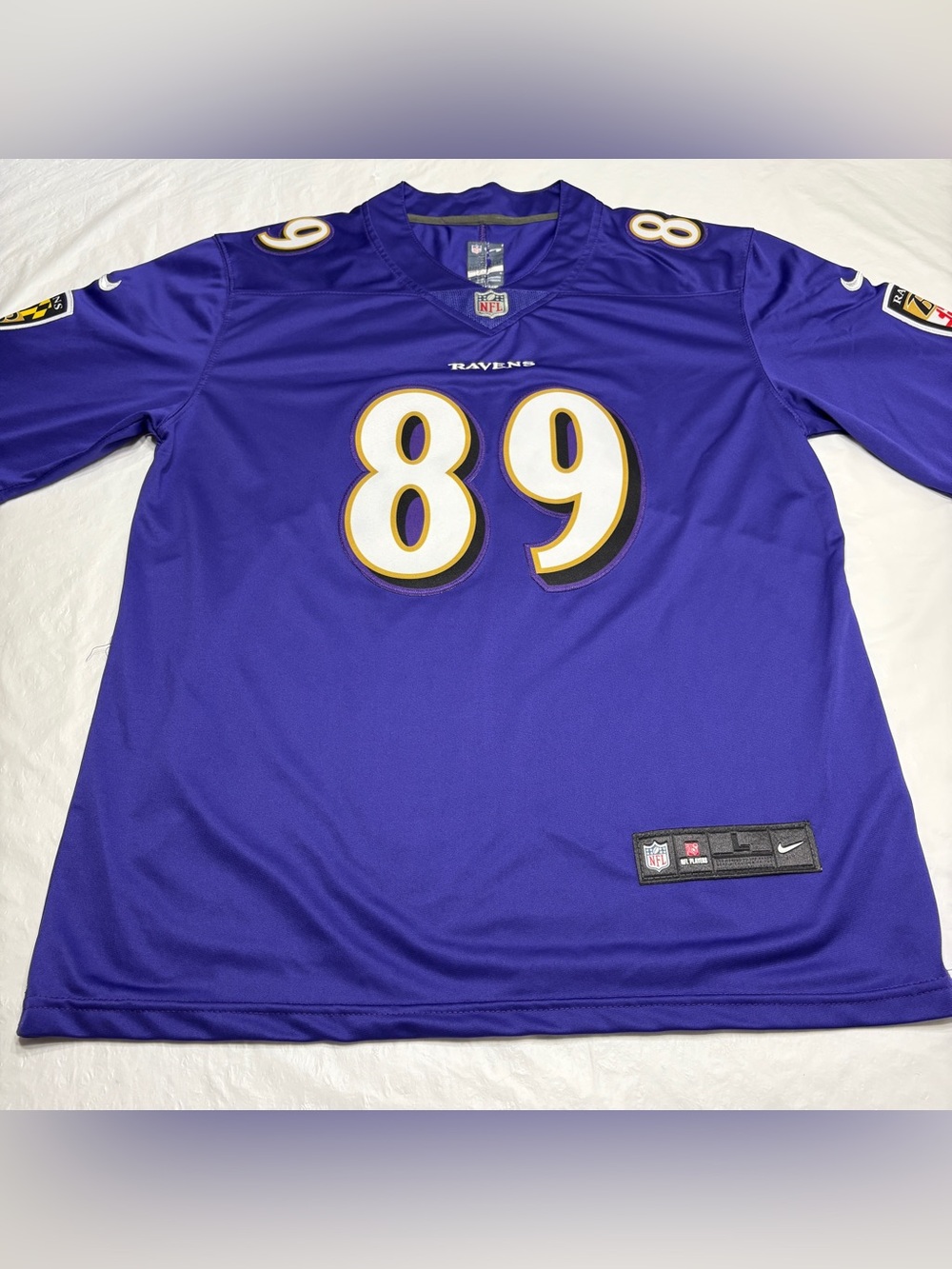 Nike NFL Baltimore Ravens Mark Andrews #89 Purple Jersey Men’s Large